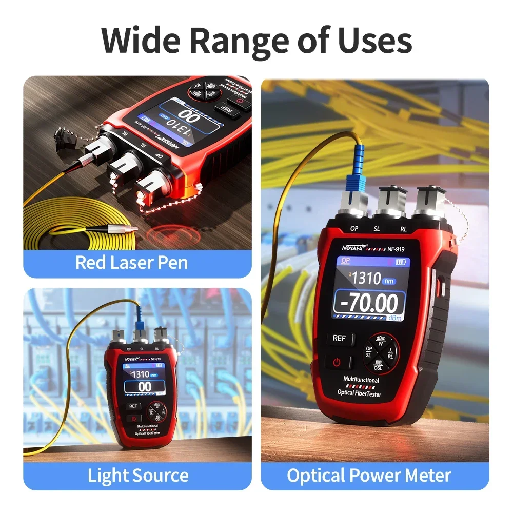 Lighting Visual - NOYAFA Fiber Optic Tester Optical Power