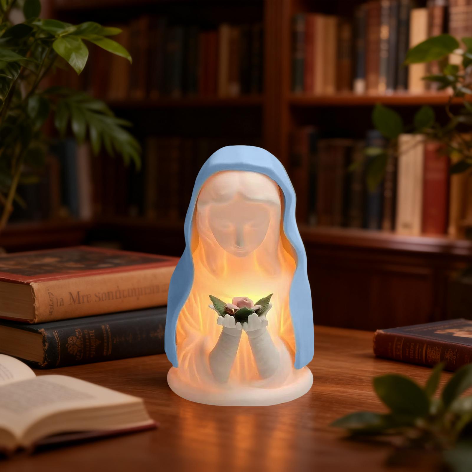 Decor Lighting India - Virgin Mary Lamp Warm Lighting Figure