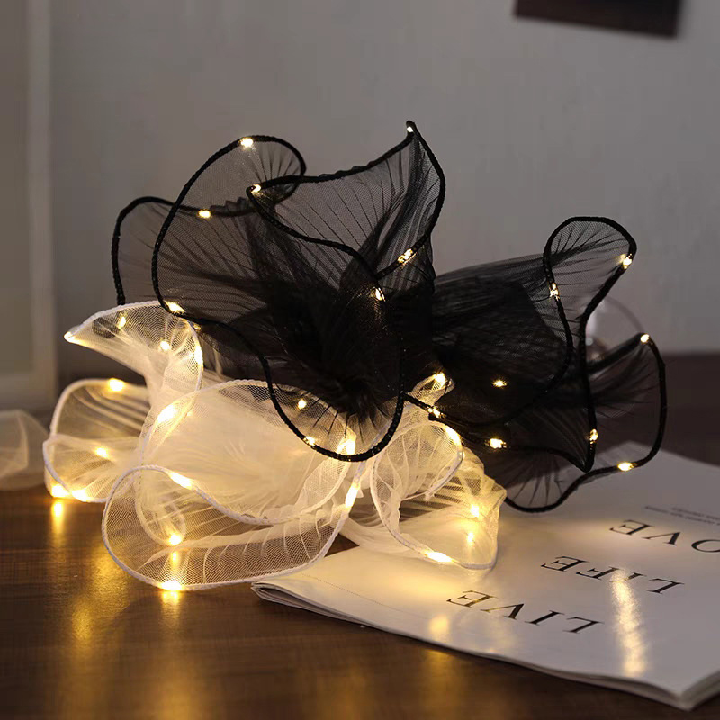 Lighting Decoration Ideas - 1Pcs LED Flower Wrapping Paper With