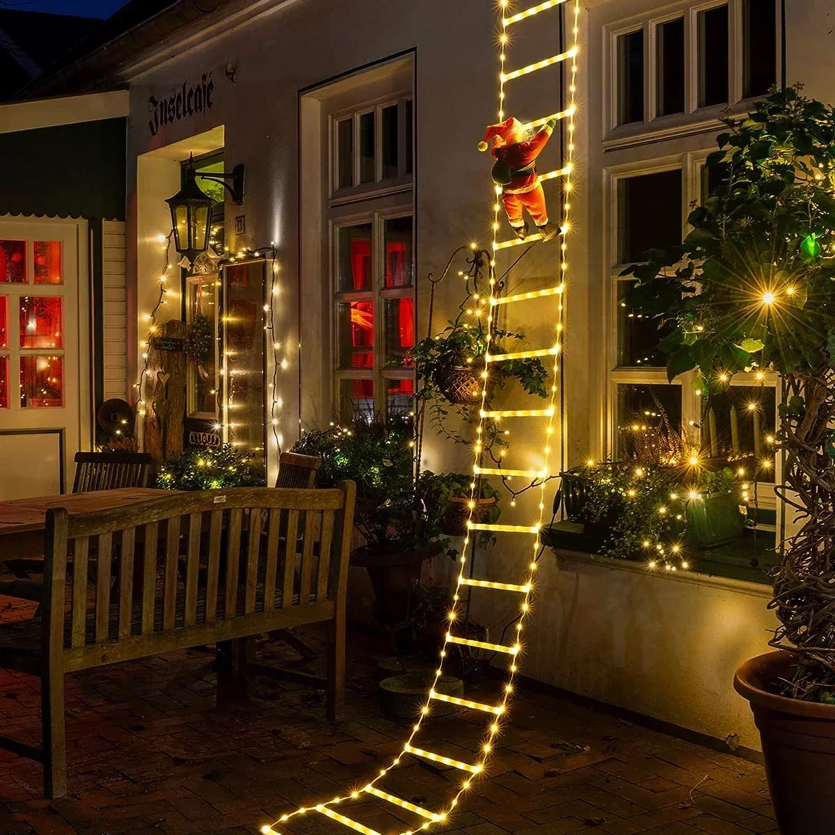 LED Ladder Light for Santa Cla - Home Decor Lighting Tree 评论和价格