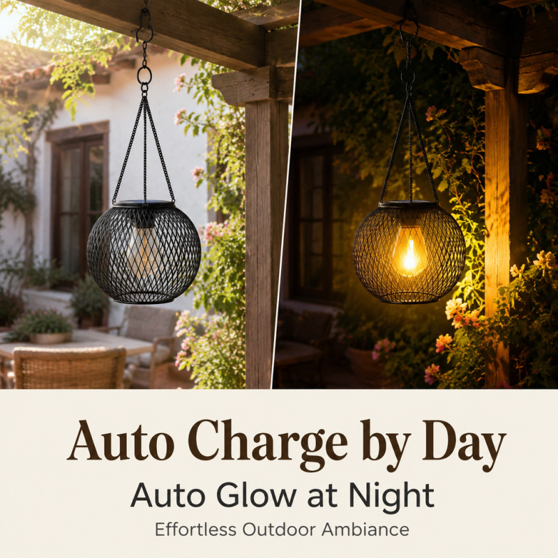 Solar Powered LED Hanging Floo - Lighting Decoration Ideas 评论和价格