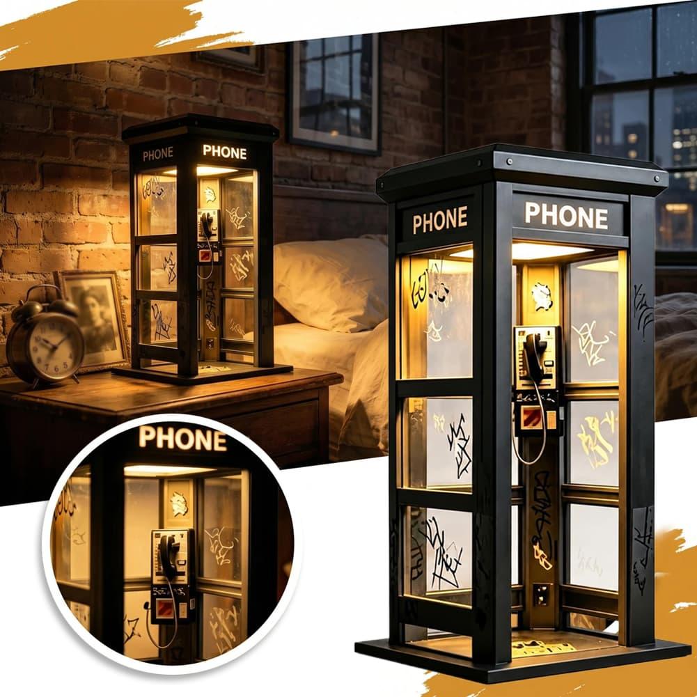 Retro Graffiti Phone Booth Tab - Lighting Decor Bedroom 评论和价格