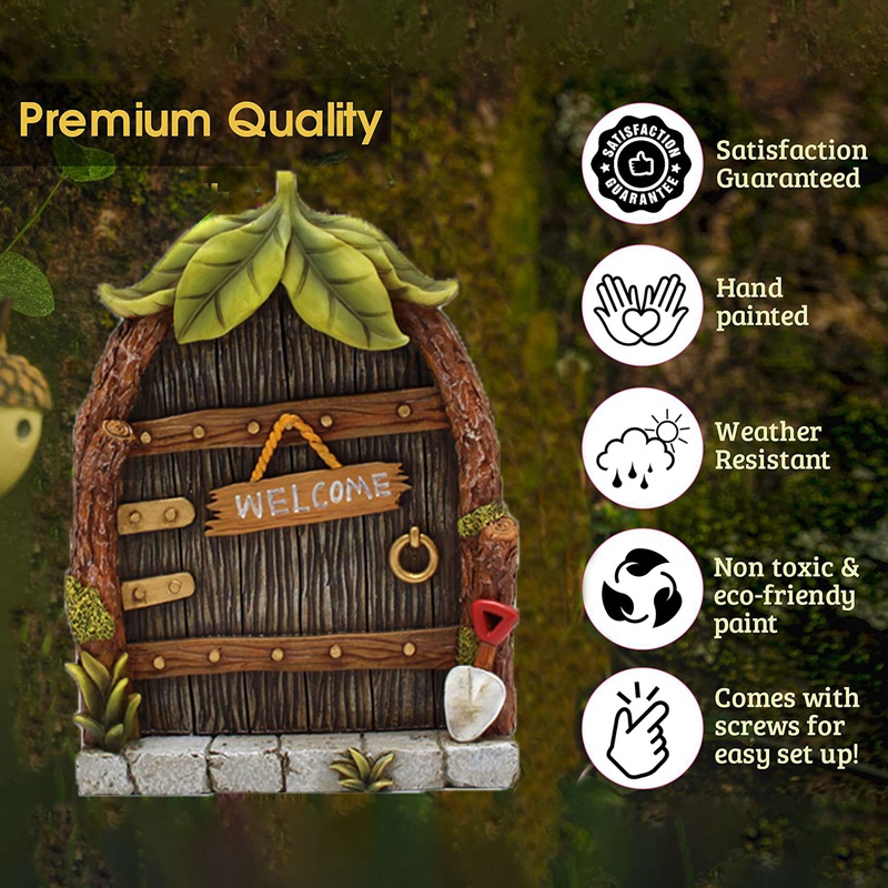 Miniature Fairy Gnome Home Win - Home Decor Lighting Tree 评论和价格