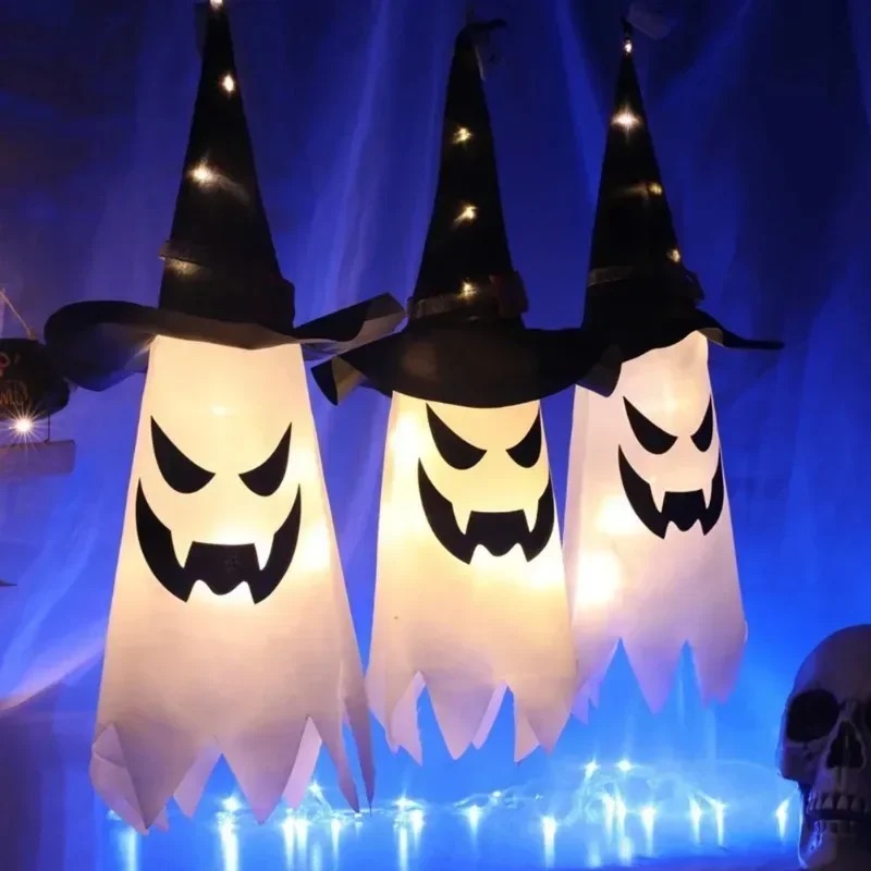 1PC Halloween Witch Hat Colorf - Lighting Decoration 评论和价格