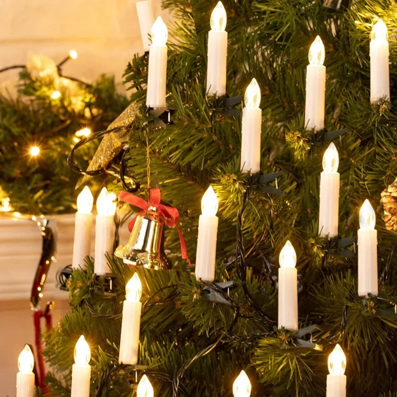 Flameless Taper Candle Lights  - Home Decor Lighting Tree 评论和价格