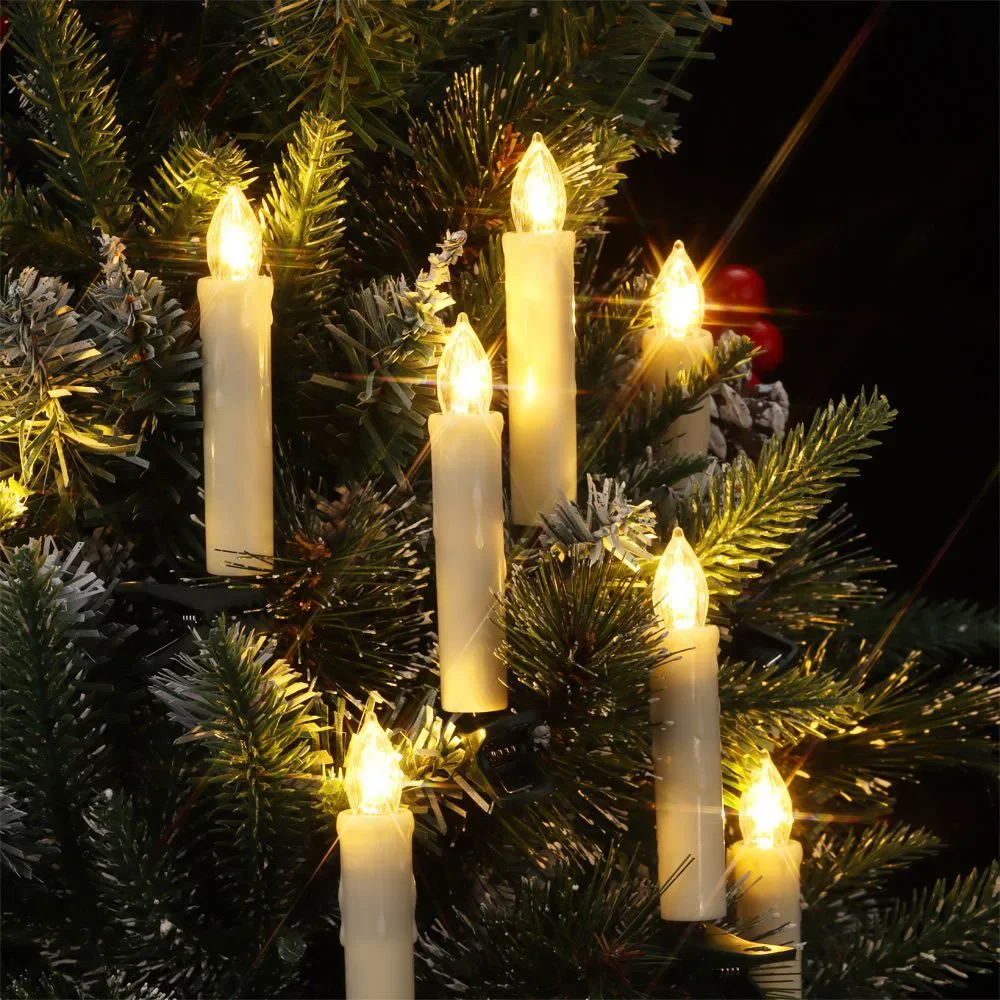 Flameless Taper Candle Lights  - Home Decor Lighting Tree 评论和价格