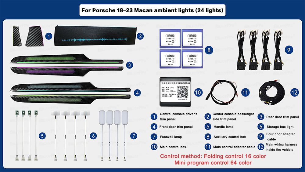 For Porsche Macan 2018-2023 Ca - Decor Lighting India 评论和价格