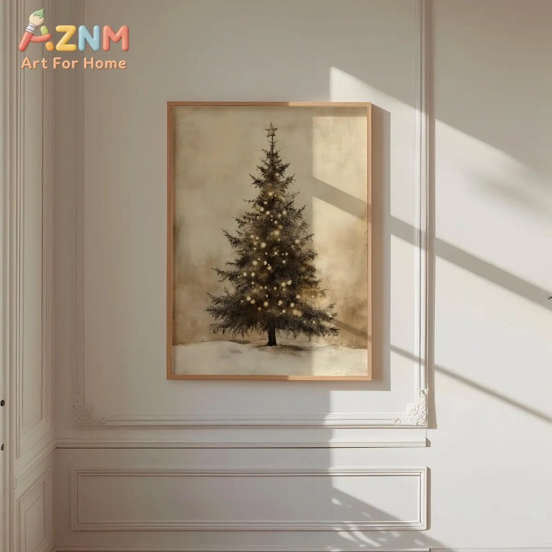 Aged Vintage Christmas Tree St - Home Decor Lighting Tree 评论和价格