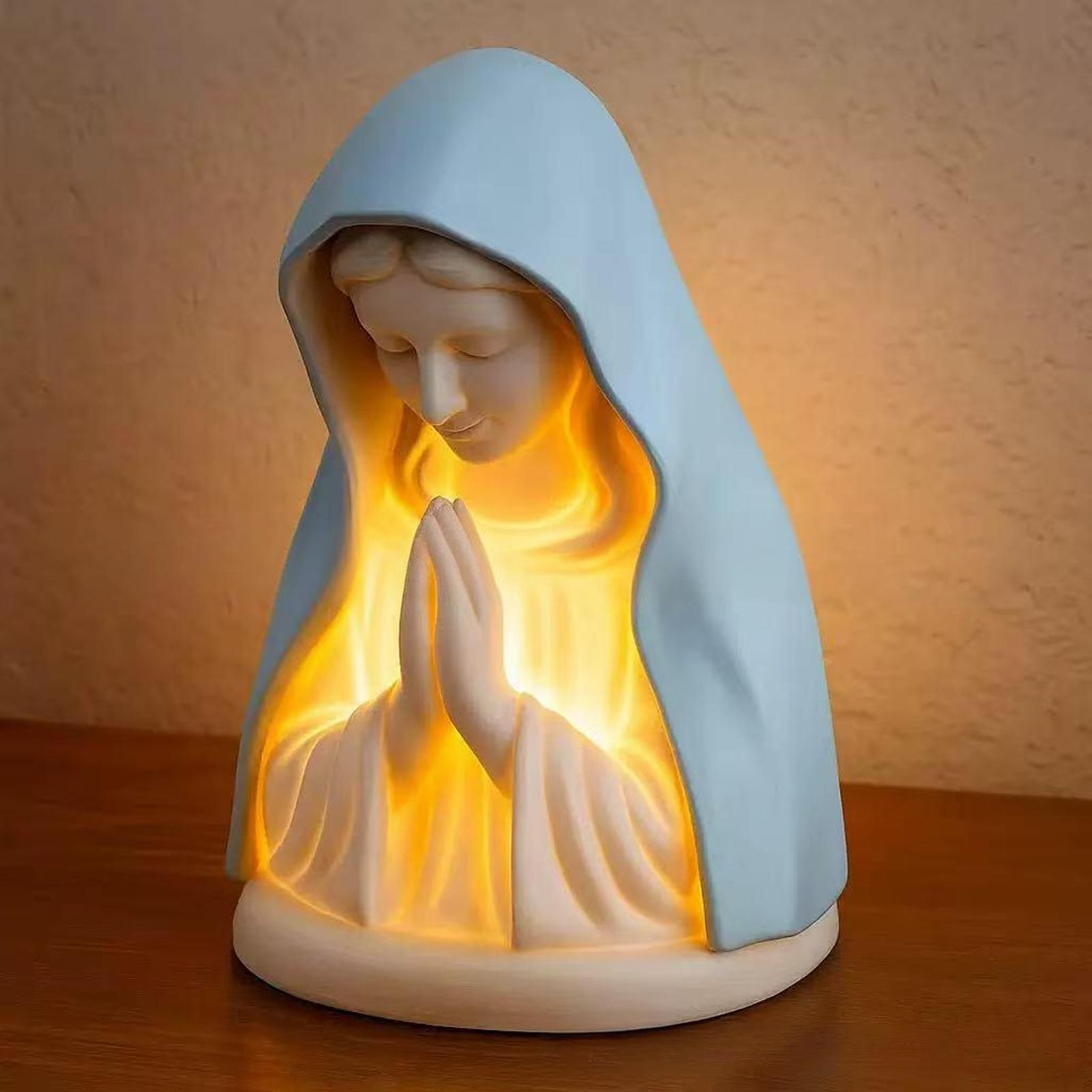 Virgin Mary Lamp Warm Lighting - Decor Lighting India 评论和价格