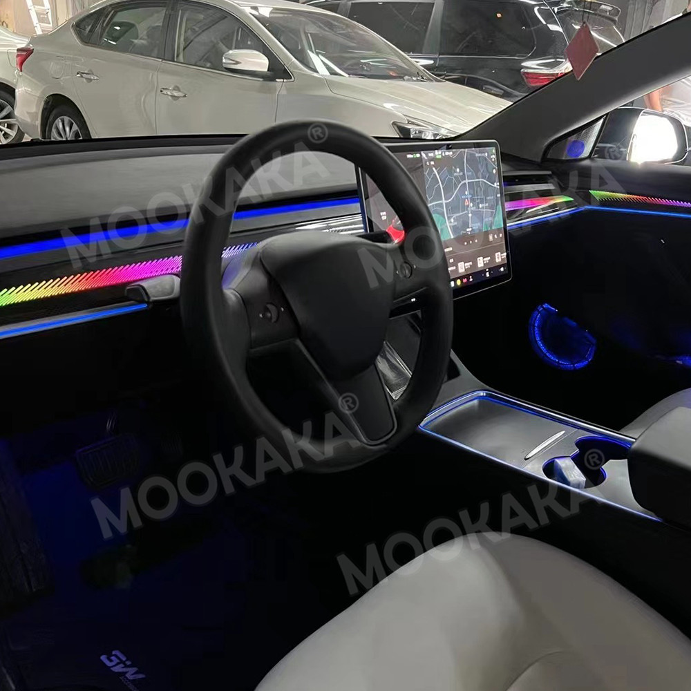 For Tesla Model 3 Y Car Ambien - Decor Lighting India 评论和价格