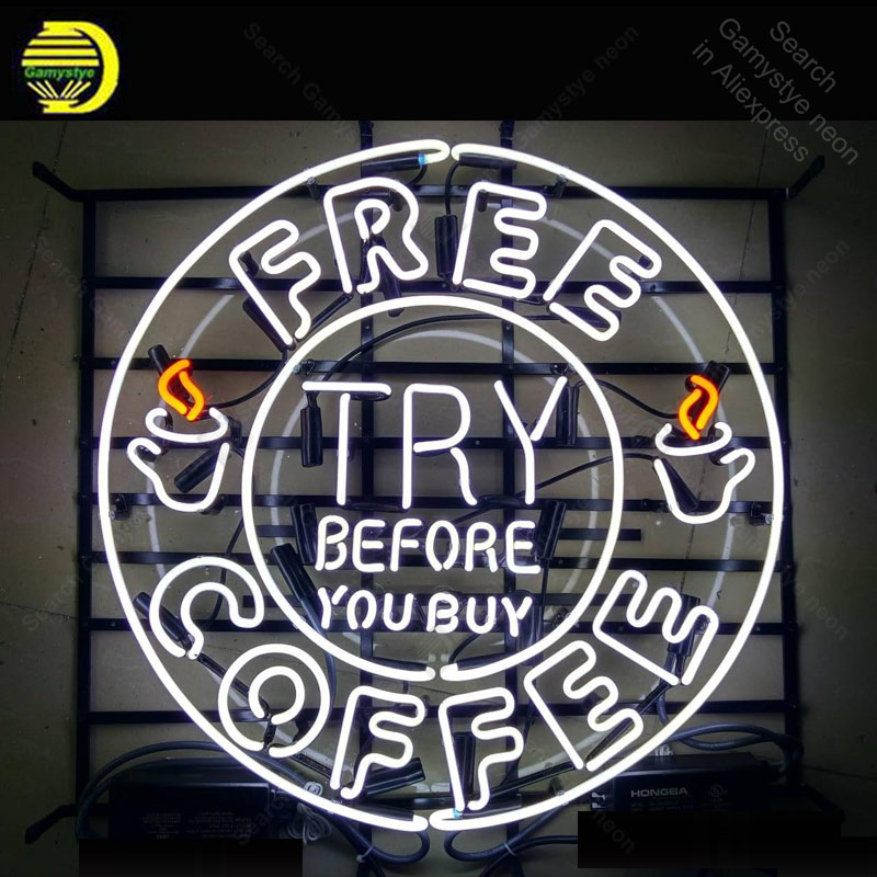 NEON SIGN For Free Coffee Shop - Decor Lighting India 评论和价格