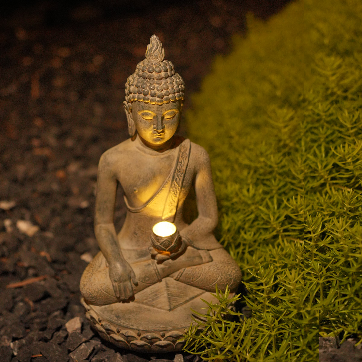 1PC Zen-Inspired Solar-Powered - Decor Lighting India 评论和价格