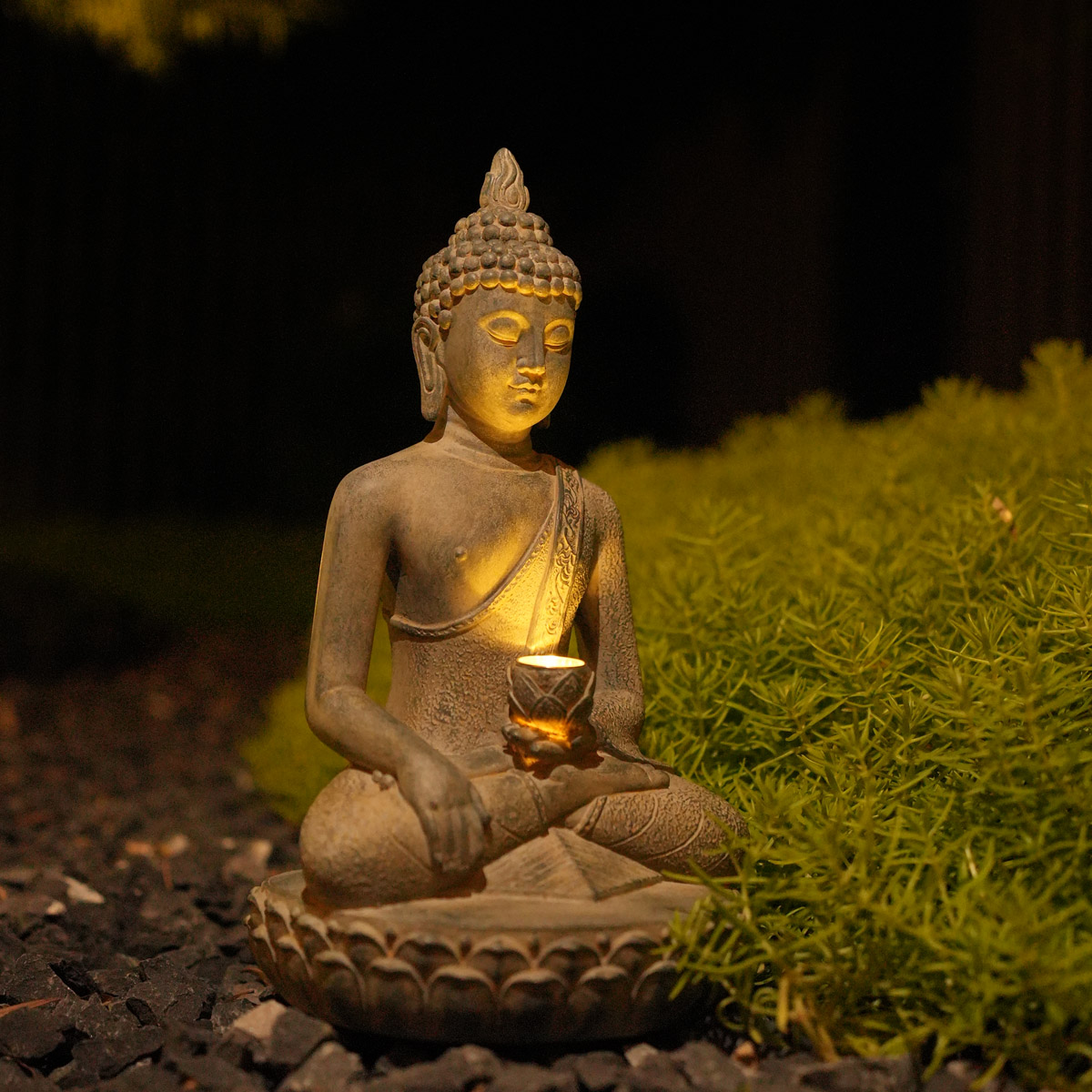 1PC Zen-Inspired Solar-Powered - Decor Lighting India 评论和价格